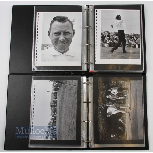 297 - Collection of 1960s Dunlop Masters  Golf Tournament Album of Press Photographs (120) -  to incl Arno... 