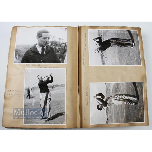 298 - A remarkable Photograph Reference Book recording golf, table tennis and tennis major sporting events... 