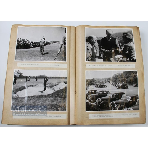 298 - A remarkable Photograph Reference Book recording golf, table tennis and tennis major sporting events... 