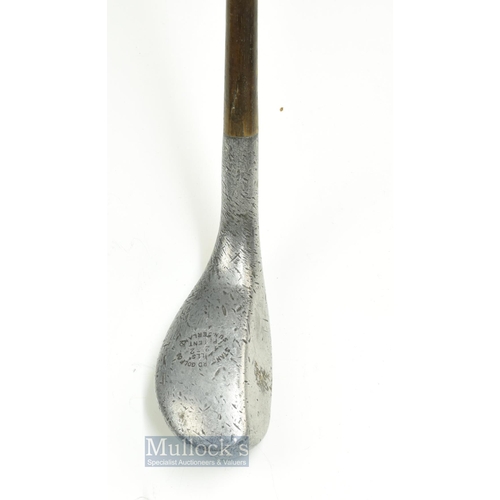 321 - Rare and early Standard Mills Golf Co MSW1 Upright Model semi longnose shallow face lofted alloy woo... 