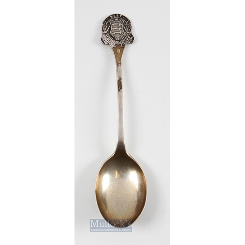 333 - 1927 West Middlesex Golf Club Large Silver Dessert Spoon - hallmarked Birmingham 1926 - overall 6