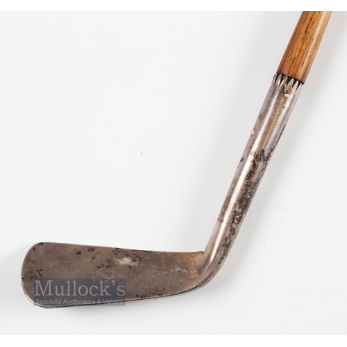 335 - 1900 Scottish Silver golf club head half size example of an early iron from the mid 19thc - silver h... 