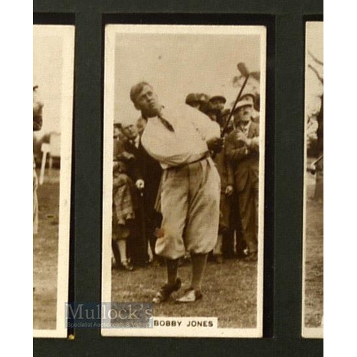 353 - Set of J Millhoff & Co Golf Cigarette Cards c1928 complete set of 27/27 titled 'Famous Golfers' real... 