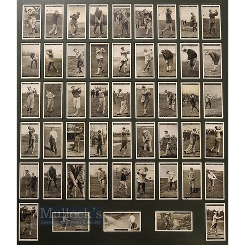 354 - WA & AC Churchman's Golfing Cigarette Card c1927 titled 'Famous Golfers' - full set of 50/50 real ph... 