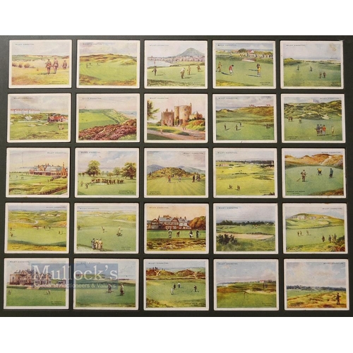 355 - WD and HO Wills Golfing cigarette cards c1924 titled 