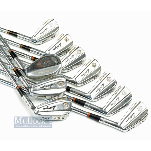 478 - Set of Ben Hogan 35th Anniversary Legend golf irons features 2, 3, 4, 5, 6, 7, 8, E, S all with seri... 