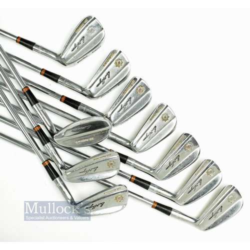 478 - Set of Ben Hogan 35th Anniversary Legend golf irons features 2, 3, 4, 5, 6, 7, 8, E, S all with seri... 