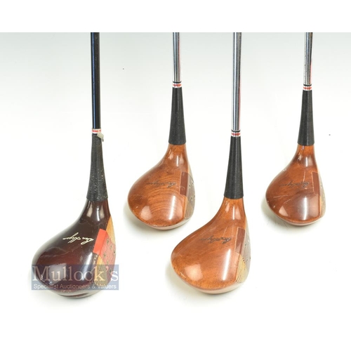 480 - Ben Hogan Persimmon woods features a 1, 3 and 5 Apex wood set, together with a 1 wood B03342 speed s... 