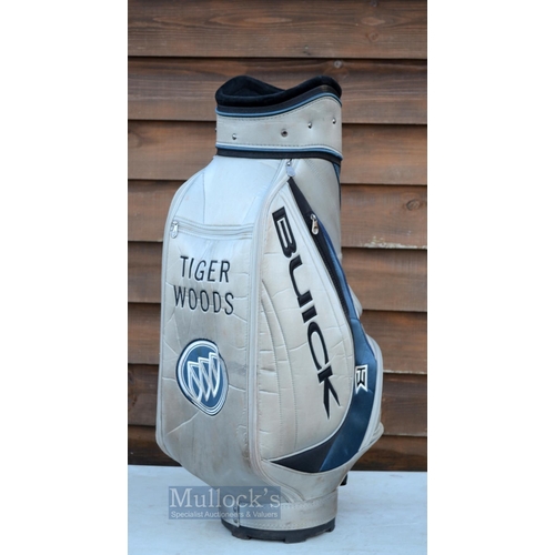 490 - Tiger Woods Early Buick Official Tour Golf Bag c/w TW logo and facsimile signature to the ball pocke... 