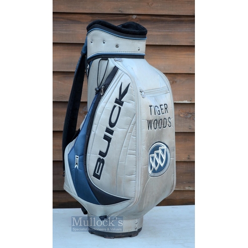 490 - Tiger Woods Early Buick Official Tour Golf Bag c/w TW logo and facsimile signature to the ball pocke... 