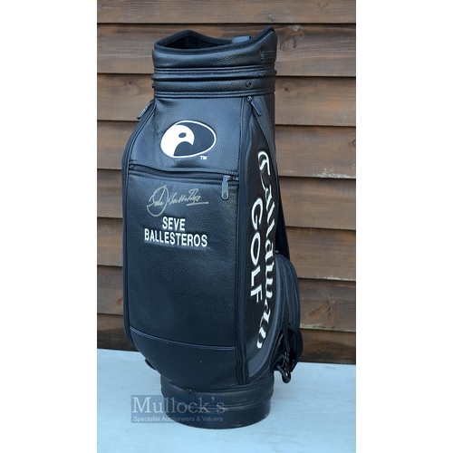 491 - Severiano Ballesteros Signed Callaway Sponsored Tour Golf Bag - full size tournament golf bag signed... 