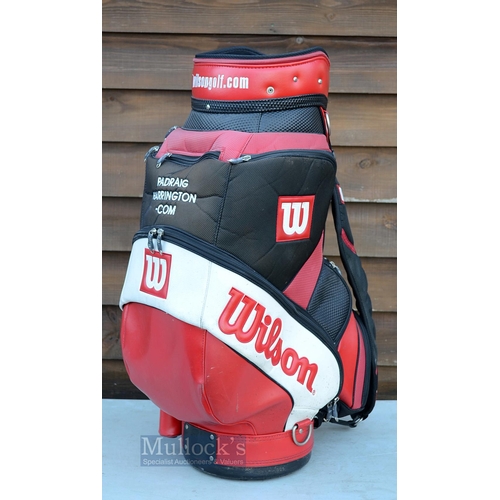 492 - Padraig Harrington Official Wilson Tour Players Golf Bag - full over size tournament tour bag with e... 