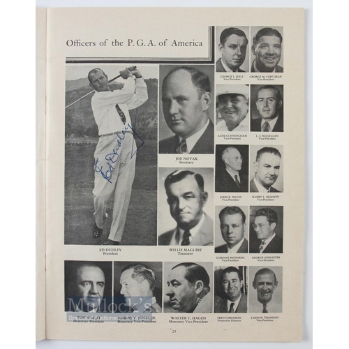 503 - Scarce Multi-Signed 1947 Official Ryder Cup Golf Souvenir Programme - the seventh international golf... 