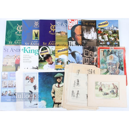 525 - Selection of Golf related Magazines and Ephemera features 1994, 1995, 1996, 1999, and 2006 A Year at... 