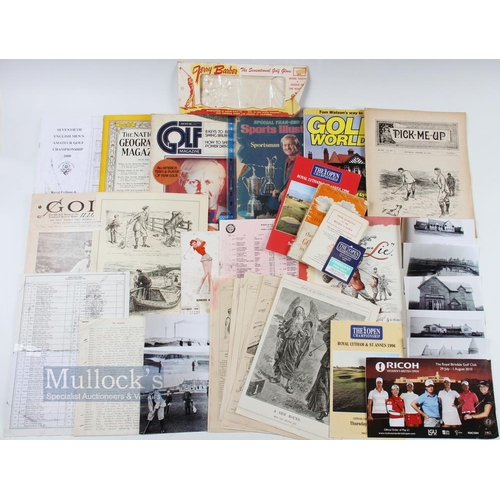 525 - Selection of Golf related Magazines and Ephemera features 1994, 1995, 1996, 1999, and 2006 A Year at... 