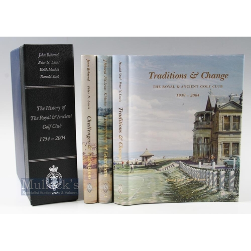 530 - Fine Royal and Ancient Golf Club St Andrews Book Trilogy - 'Challenges & Champions 1754-1883' ltd ed... 