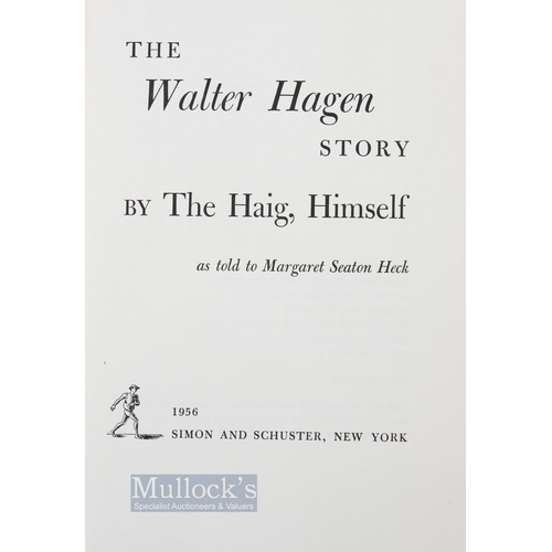 548 - Hagen, Walter - 'The Walter Hagen Story by The Haig Himself' 1956, first ed, Simon and Schuster, app... 