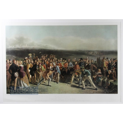 572 - Lees, Charles (1800-1880) RSA After - 'The Golfers - The Grand Match Played over St Andrews Links' c... 