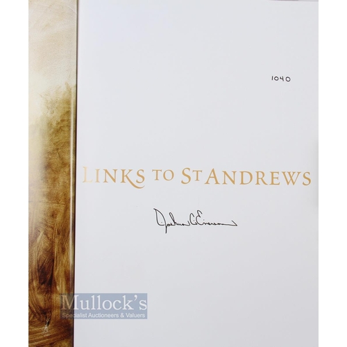 606 - Evenson, Joshua (Signed) - 'Links to St Andrews; Love Letters to the Home of Golf' first edition, no... 