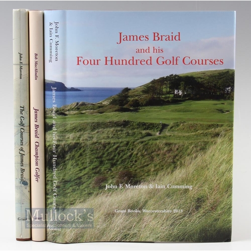 611 - James Braid related Golf Books (3) features James Braid and His Four Hundred Golf Courses by J. More... 