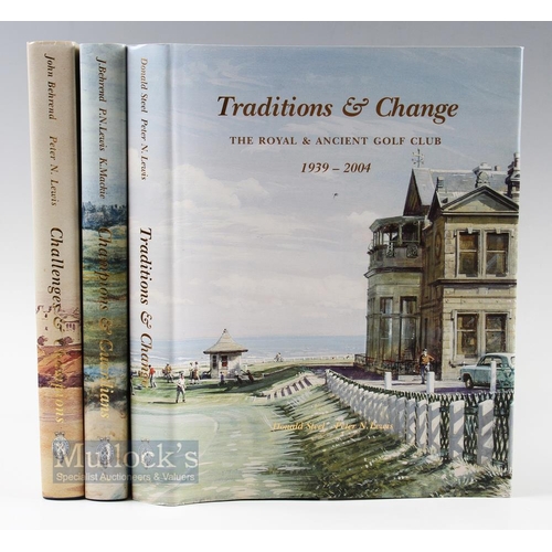 615 - Royal and Ancient Golf Club St Andrews Book Trilogy - 'Challenges & Champions 1754-1883' ltd ed 359,... 