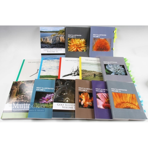 636 - Golf illustrated Modern Softback Book Selection comprising Volumes 1-6, 11, 12, 13, 15 - containing ... 