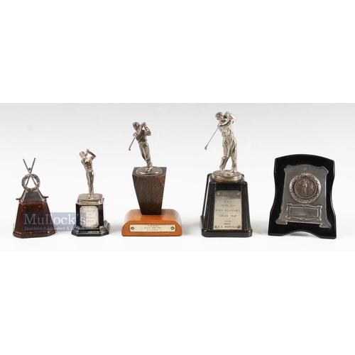 641 - Various Golfing Trophies features 1954 Ladies Day won by AS Morrison, 1961 Bunny Cup won by D.H Bark... 