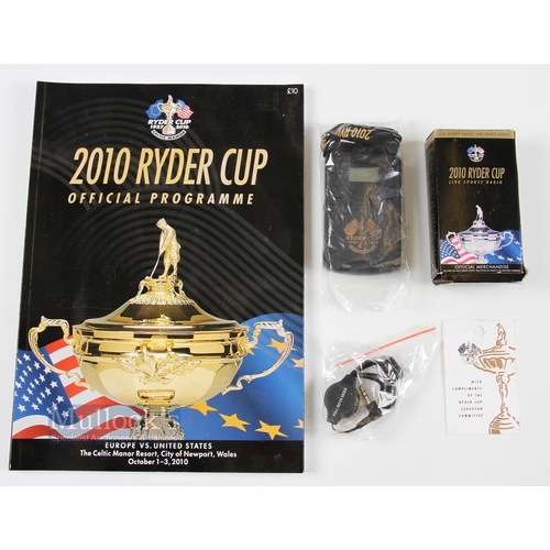 650a - 2010 Ryder Cup Official Programme, Live sports radio, with compliments slip from the Ryder cup Europ... 