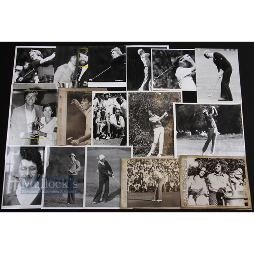 876 - Quantity of Golf Press Photographs features a variety of players such as Bill Rogers, Eddie Pollard,... 