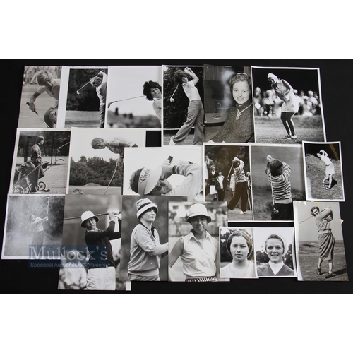 879 - Selection of Lady Golfer Press Photographs featuring Sandra Needham, Innes Wright, Susan Hills, C Re... 