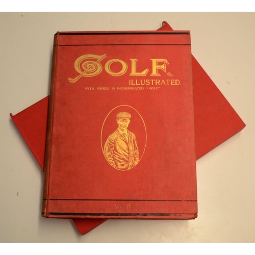 92 - 1900 Golf Illustrated Magazine Bound Vol. No. IV April 6 to June 29 - in publishers red and gilt clo... 