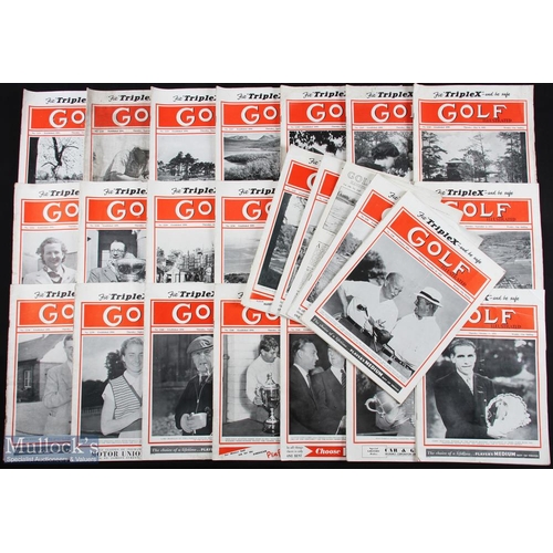 926 - Assorted Golfing Magazines features 1952 Golf Monthly 5, 7, 8, 9, 10, 11, 1949 Golf Monthly 9, Golfi... 