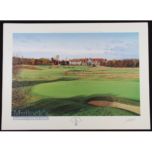 938 - Graeme Baxter Signed 2001 and 2002 Open Golf Championship Limited Edition Golf Prints depicts 2001 R... 