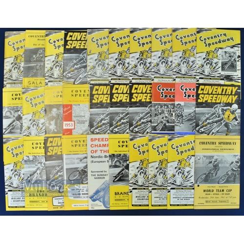 981 - 1948-1978 Coventry Speedway Programmes the majority are National league and date from the 1950s-1960... 