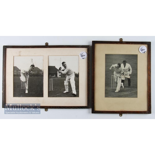 1047 - c1950s Bedser Cricket Signed Photographs (3) - one with Bedser bowling at Day 1 of England v Austral... 