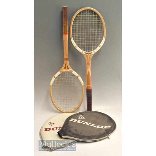 1178 - 2x c1960s Dunlop 'Maxply' Wooden Tennis Rackets both appear in original condition with regular handl... 