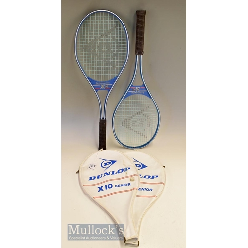 1179 - 4x Assorted Tennis Rackets - 2x Dunlop X10 Senior, Slazenger Panther Power and Fox Ceramic Precision... 