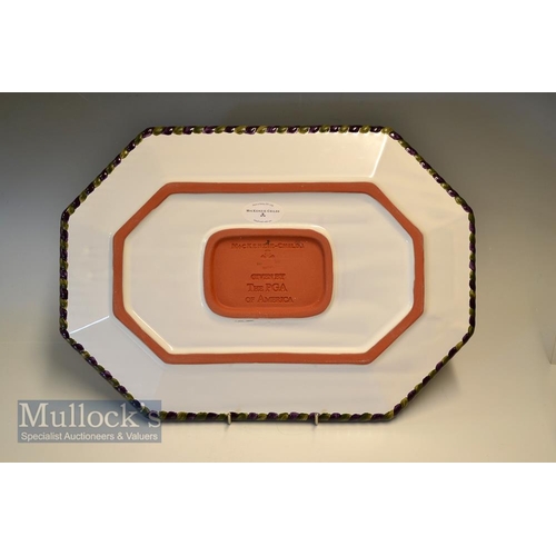 516a - 2014 The 40th Ryder Cup Gleneagles - Mackenzie-Childs USA large decorative serving platter - the ori... 