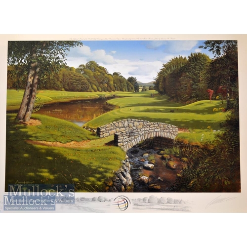 575 - Graeme Baxter signed ltd ed colour golf print 