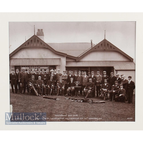 586 - Lothianburn Golf Club 1902 Photograph by J Patrick, depicting members of the Lothianburn Golf Club E... 