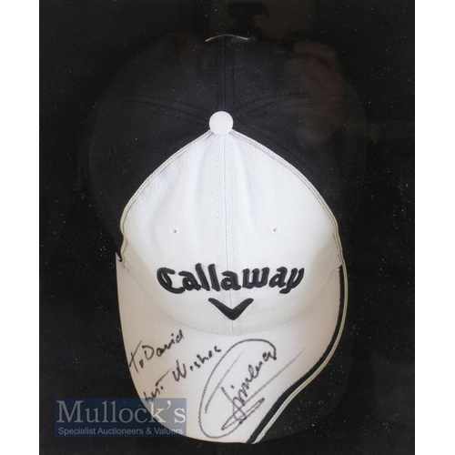 868 - Miguel Ángel Jiménez Rodríguez Signed Golf Cap a Calloway cap signed to the peak with accompanying p... 