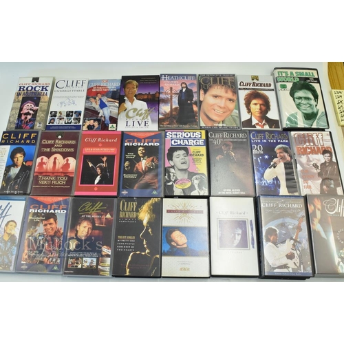 104 - Collection of VHS Music & Tour Videos all of Cliff Richard (24)