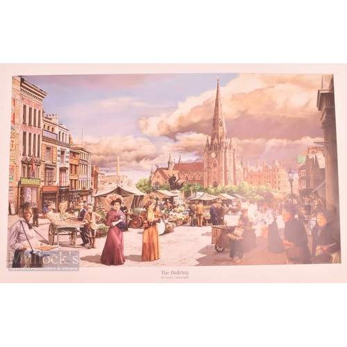 112 - Birmingham Prints Trams outside the Hawthorns 25 x 17ins (29), The Bull Ring by Garry Cartwright 28 ... 