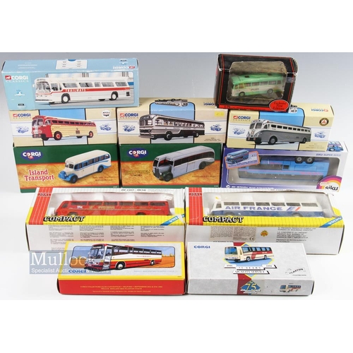 22 - Diecast Toy Bus Collection by makers of Corgi, Siku, Joal, to include Joal Volvo Coach, Corgi to inc... 