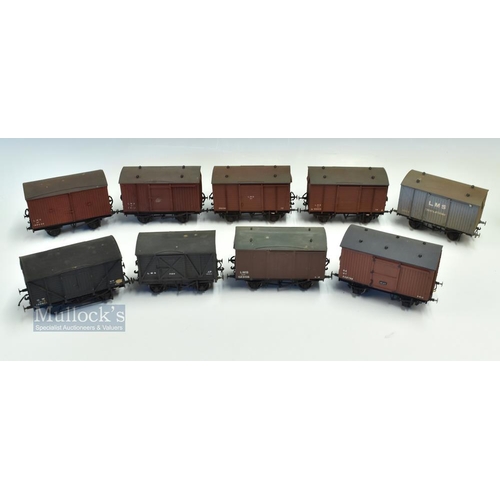 30 - 9x O Gauge Fine-scale Model Railway Box Ventilation, Fish Wagons, Quality made kit models by various... 