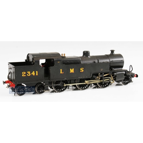 41a - O Gauge Electric Finescale LMS 2341 Stanier Locomotive 2-6-4 Model railway possibly made by Kenard M... 