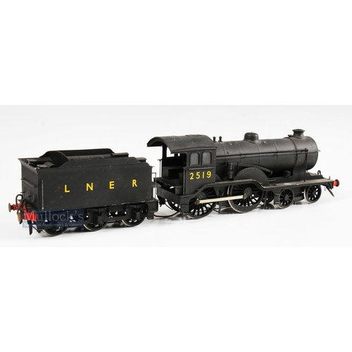 42 - O Gauge Electric Finescale LNER 2519 Locomotive 4-4-0 Model railway possibly made by Kenard Models, ... 