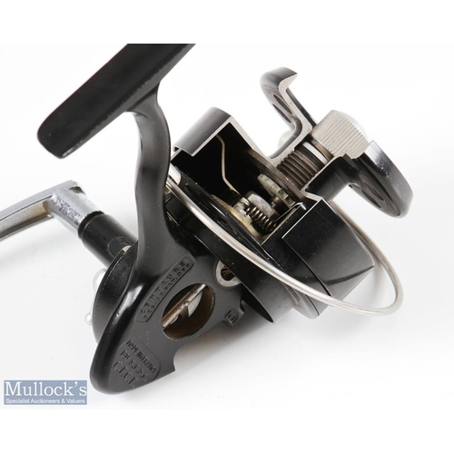 21 - Rare Centaure Made in France Salesman Cut Away Display Spinning Reel in black finish and black handl... 