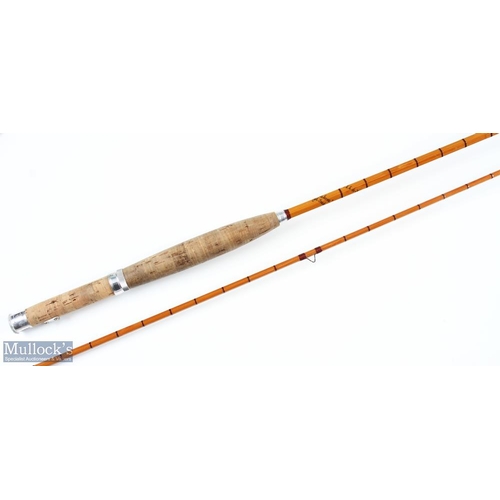 32 - Hardy Alnwick The C C de France Palakona Fly Rod No 23420 (1959), 9ft 2pc, alloy sliding reel fittin... 