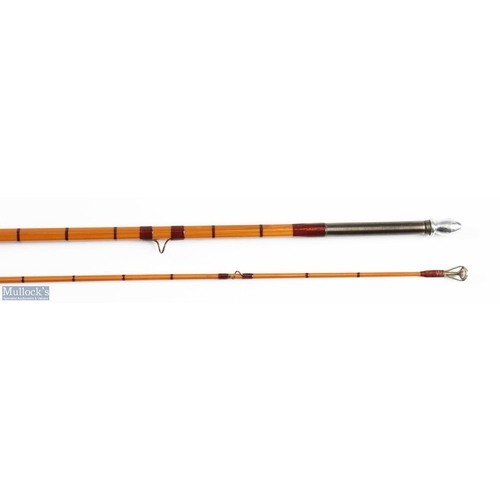 32 - Hardy Alnwick The C C de France Palakona Fly Rod No 23420 (1959), 9ft 2pc, alloy sliding reel fittin... 
